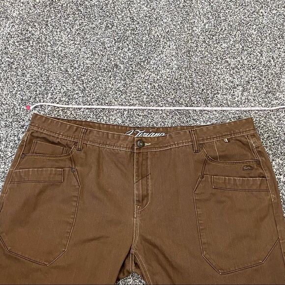 A. TIZIANO - DARK BROWN COTTON SHORTS - SIZE 36 - EXCELLENT CONDITION - B12 - Picture 10 of 16